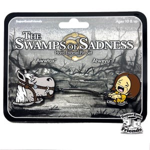SuperEmo SwampsOfSadness Enamel Pin Set