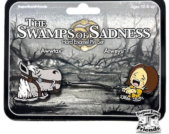 SuperEmo SwampsOfSadness Enamel Pin Set