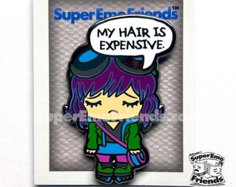 Super Emo Wamona Color Changing Enamel Pin