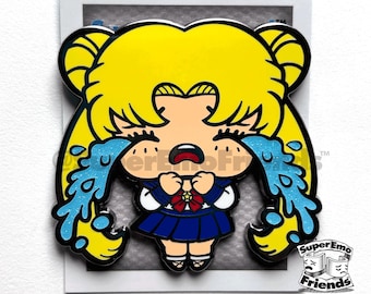 Super Emo Usagi Enamel Pin