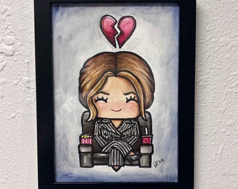 AMC Original Art 5x7 FRAMED free US shipping