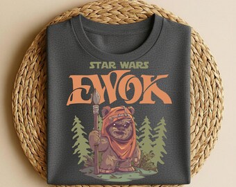 Ewok Star Wars Shirt, Ewok Endor National Park Protect Our Forest Shirt, Vintage Star Wars Forest Camp Shirt, Disney Shirts