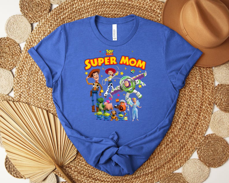Toy Story Super Mom Shirt, Buzz Woody Jessie Mom Tee, Mothers Day Shirt, Super Mom Graphic Tee, Pixar Mom Gift Shirt bild 8