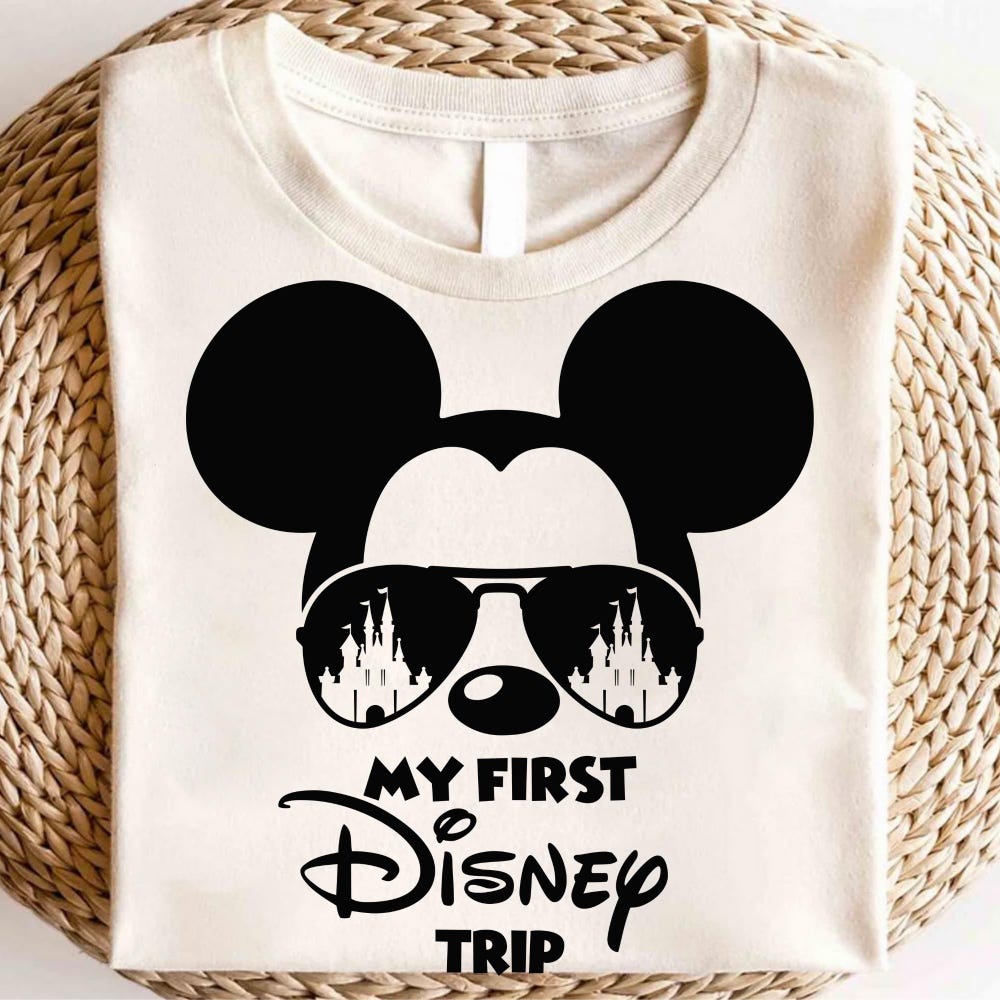 My First Disney Trip Shirt, Mickey Disney Trip 2025 Shirt, Disneyland Shirt, Disney Family Trip Shirt, Mickey Disney Trip Shirt, Wdw Tee