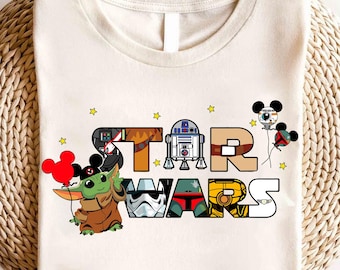 Star Wars Shirt, Star Wars Disney T-Shirt, Star Wars Sweatshirt, Disney Man Shirt, Disney Star Wars Tee, Disney Trip Shirts, Disneyland Tee