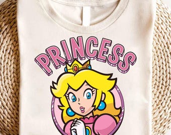 Princess Peach Mario Shirt, It’s Peach Time T-Shirt, Super Mario Sweatshirt, Princess Peach And Friends Shirt, Birthday Girl Sweatshirt