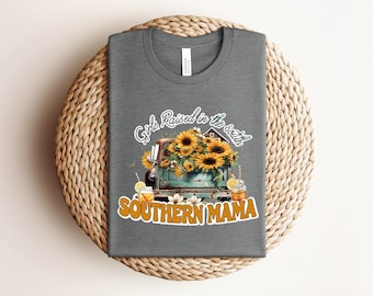 Southern Mama Shirt, Country Mom Tee, Sweet Tea Mom Shirt, Western Mama Shirt, Floral Vintage Mom Gift