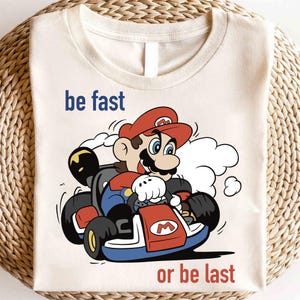 Super Mario And Friends Kart Shirt, Super Mario Personalized Shirt, Super Mario Character Shirt, Super Mario Gaming Shirt