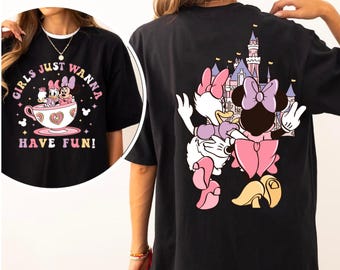 Disney Minnie Daisy Summer Shirt, Girls Just Wanna Have Sun, Disney Besties Shirt, Disneyworld Shirt, Disney Summer Shirt