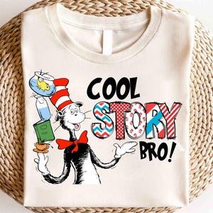 Cooles Dr. Seuss Day Shirt, Katze im Hut Shirt, Lehrer aller Dinge, Sache 1 Sache 2, Lesebuch Shirt Geschenk für Lehrer, Lesen Across Shirt