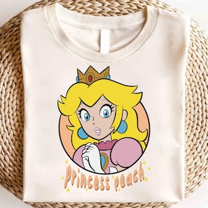 Princess Peach Shirt,Mario Shirt, It’s Peach Time T-Shirt, Super Mario Sweatshirt, Princess Peach And Friends Shirt,Birthday Girl Sweatshirt