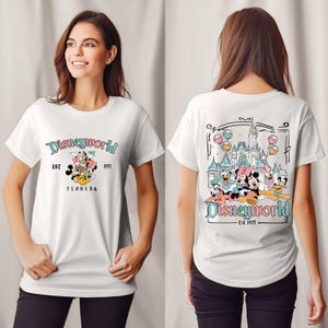 Disney World Florida 2 Side Shirt, Disneyworld Est.1971 Shirt, Disney Vacation Shirt, Mickey and Friends Shirt, Retro Walt Disney Shirt