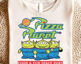 Pizza Planet Toy Story Shirt, Disney Aliens Shirt, Pizza Planet Tee, Toy Story Family Shirt, Funny Disney Aliens Pizza Planet T-Shirt