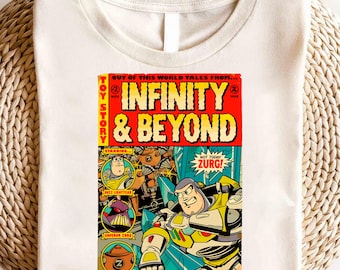 Retro To Infinity And Beyond Shirt, Toy Story Buzz Lightyear and Woody T-Shirt, Buzz and Woody Adventure Trip Tee, Family Vacation Shirt