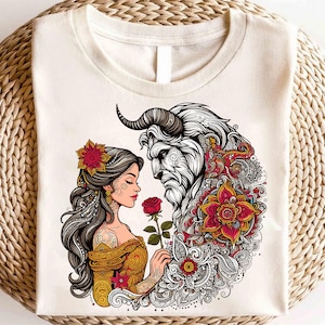 Beauty and The Beast Shirt, Disney T-Shirt, Princess Belle Sweatshirt, Mrs. Potts and Chip Matching Shirt, Magic Kingdom Shirt