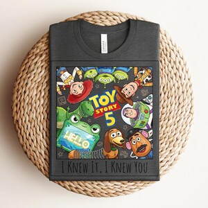 Vintage I Knew It I Knew You Shirt, TS and Toy Story 5 Friendship Shirt, Woody Buzz Lightyear Tee, Disneyland Toy Story Family Matching Tees Bild 10