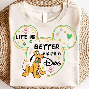 T-shirt pour chiens, t-shirt pour chiens Disney, sweat-shirt pour amoureux des chiens, t-shirt vacances Disney, cadeau assorti Disneyworld