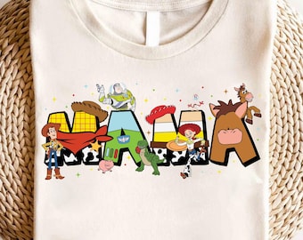 Toy Story Mama Shirt, Disney Toy Story Mom Tee, Pixar Mama Graphic T Shirt, Woody Buzz Jessie Rex Forky Mom Shirt, Toy Story Family Shirt