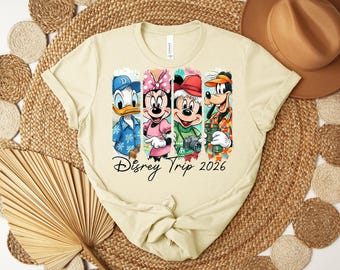 Camiseta de viaje a Disney 2026, camiseta de viaje a Disney, camiseta de vacaciones familiares de Disney, camiseta familiar a juego de Disney, camiseta familiar de Disney World 2026