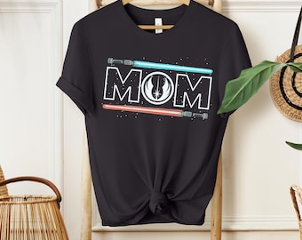 Jedi Mom Star wars Shirt, Star Wars Tees, Gift for Mom, Mother's Day Gift, Galaxy's Edge  Shirt