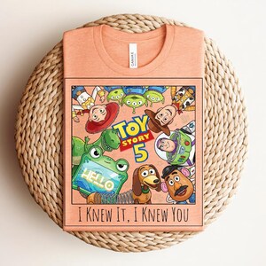 Vintage I Knew It I Knew You Shirt, TS and Toy Story 5 Friendship Shirt, Woody Buzz Lightyear Tee, Disneyland Toy Story Family Matching Tees Bild 6