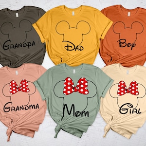 Camisetas da Família Disney, Camisetas da Família Disneyworld, Camisetas personalizadas com óculos de sol da família de personagens Disney, personalizadas, Camisetas da Família Disney, Mickey