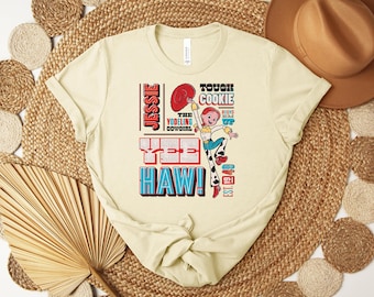 Jessie Toy Story Shirt, Yodeling Cowgirl Tee, Western Cartoon Character Shirt, Retro Pixar Style Graphic T Shirt, Yee Haw Cowgirl