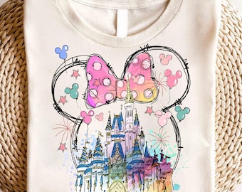 Disney Minnie Mouse Castle Shirt, Magic Kingdom Family Shirt, Disney Shirt, Disneyland Shirt, Magical Kingdom