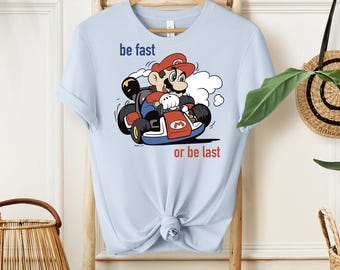 Super Mario And Friends Kart Shirt, Super Mario Personalized Shirt, Super Mario Character Shirt, Super Mario Gaming Shirt