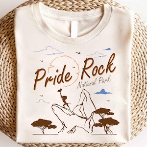 Disney Lion King T-Shirt, Pride Rock National Park Shirt, Disney Simba Shirt, Disney Lion King Shirt, Animal Kingdom Shirt Gift