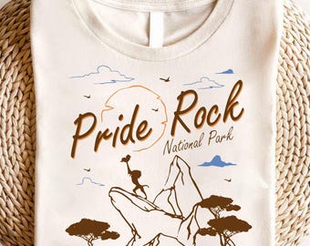 Disney Lion King T-Shirt, Pride Rock National Park Shirt, Disney Simba Shirt, Disney Lion King Shirt, Animal Kingdom Shirt Gift
