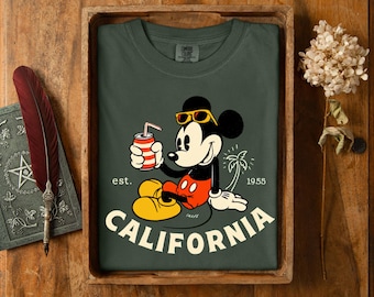 Vintage Disneyland California Shirt, Mickey and Friends Tee, Disney Trip Family Shirt, Disney Family Vacation Shirt