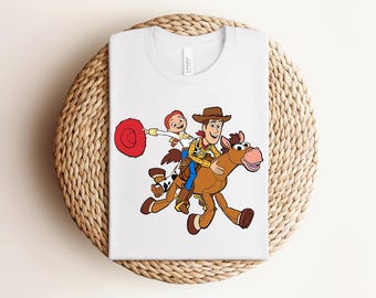 Disney Toy Story Woody Jessie Bullseye Shirt , Toy Story Characters Shirt, Disney Trip Shirt, Toy Story Country Shirt, Western Woody Shirt