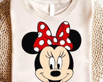 Minnie Mouse T Shirt, Disney Minnie Shirt, Minnie Checkered Shirt, Disney Gift Shirts, Disney Shirts Kids, Minnie Shirt