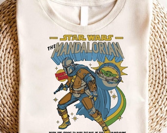 Retro Star Wars Shirt, Star Wars Mandalorian T-shirt, Star Wars This Is The Way Tee, Funny Magic Kingdom, Disney Family Trip