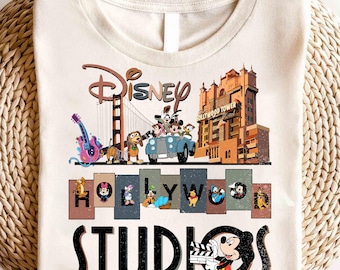 Vintage Disney Hollywood Studios  Shirt, Retro Hollywood Studios Shirt, Disneyworld Shirts, Hollywood Studios Trip 2025 Shirt, Disney Shirt