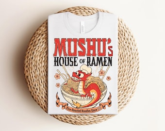 Disney Mushu's House Of Ramen Shirt, Retro Mulan Mushu Dragon Comfort Colors® Shirt, Walt Disney World, Disneyland Vacation Tee