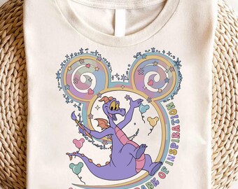 One Little Spark Shirt, Figment Shirt, Purple Dragon Shirt, Figment Epcot Shirt, Disney World Shirt, Disney Figment Shirt