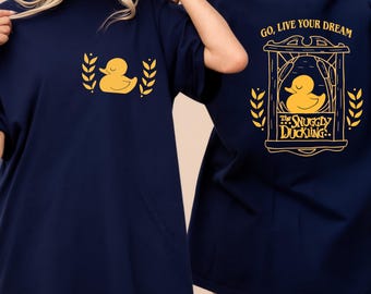 Two Sided Disney Tangled The Snuggly Duckling T-shirt, Rapunzel Princess Shirt, Disney Tangled Tee, Gift For Her, Disney Girl Trip Matching
