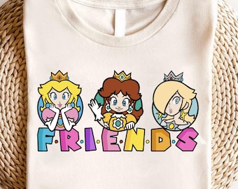 Princess Peach Mario Friends Shirt, It’s Peach Time T-Shirt,Super Mario Sweatshirt,Princess Peach And Friends Shirt,Birthday Girl Sweatshirt