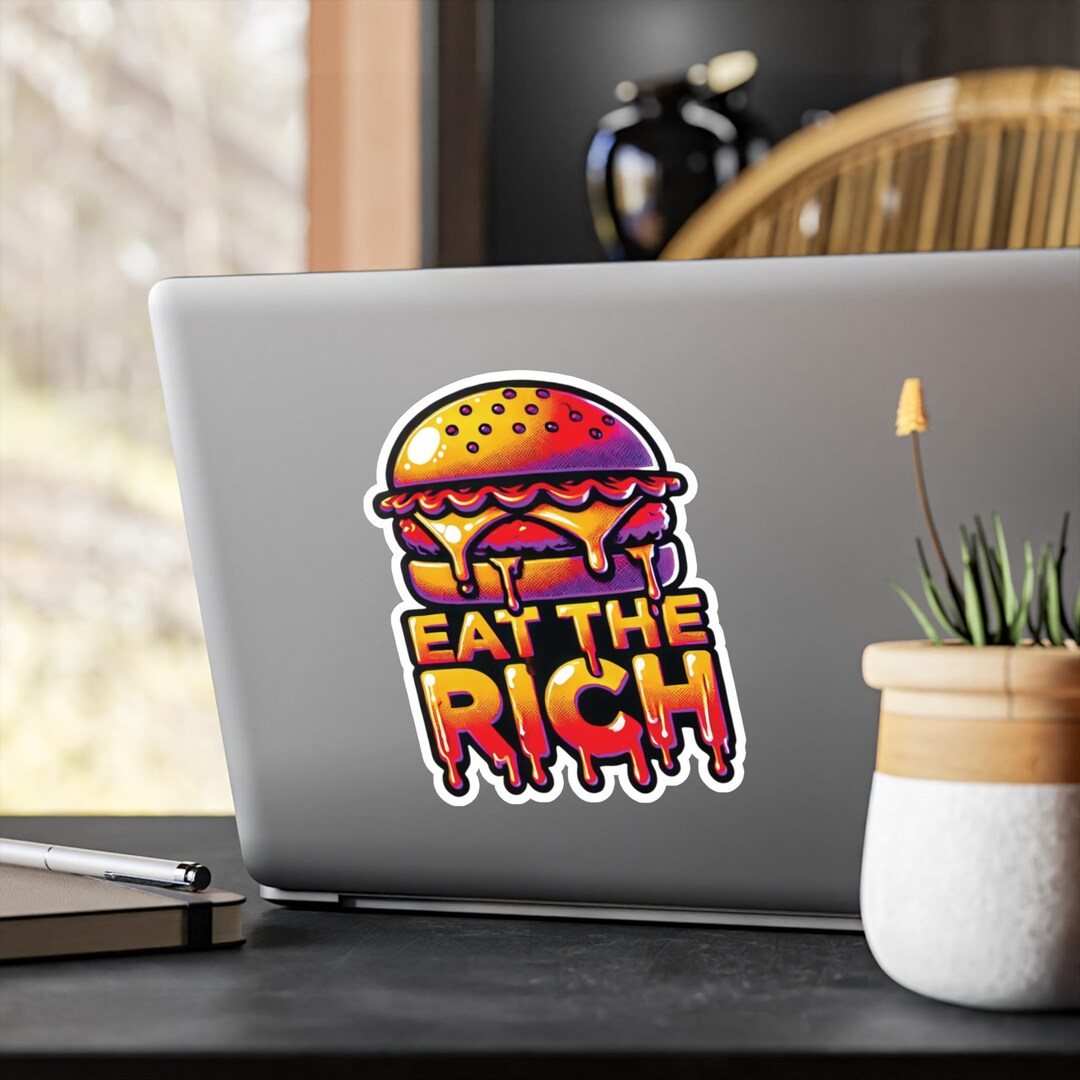 Eat the Rich Vinyl Sticker