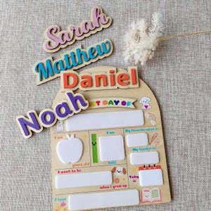Custom First Day School Sign, Back To School Sign, New School Sign, Milestone Board, New School First Day Gift For Kids, Reusable Kids Board