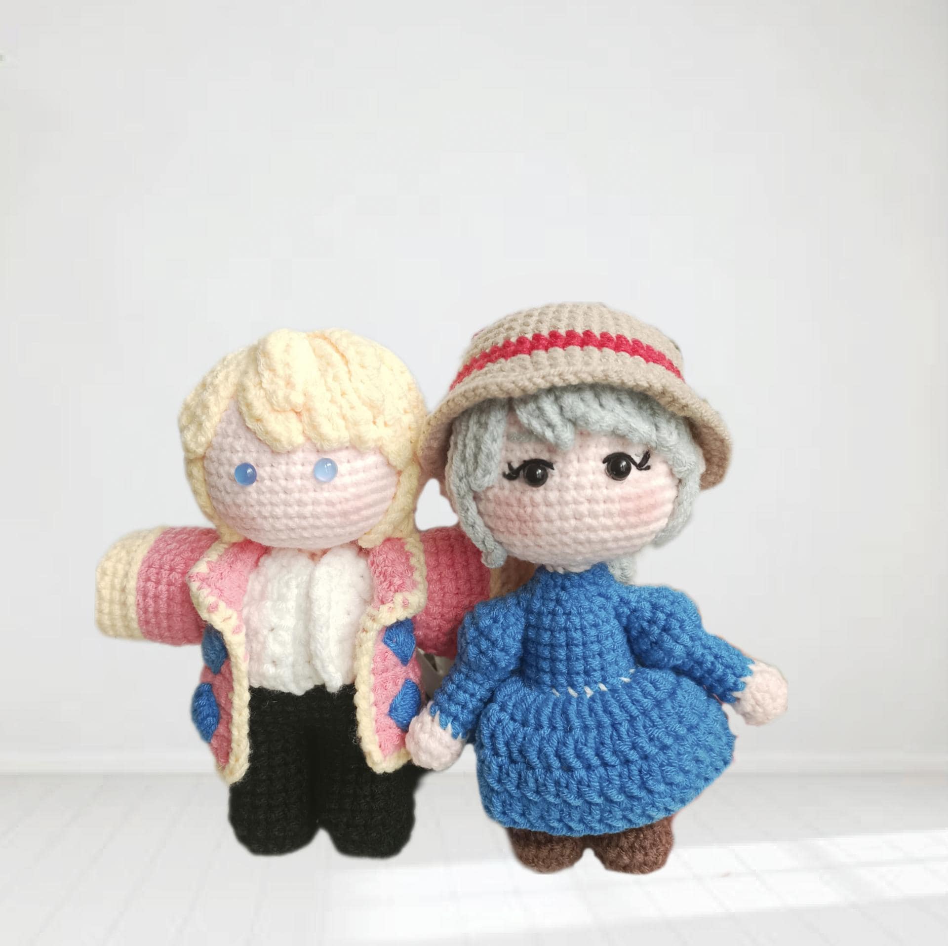 Moving Castle, Howl & Sophie Inspired Amigurumi Crochet Pattern, Howl ...