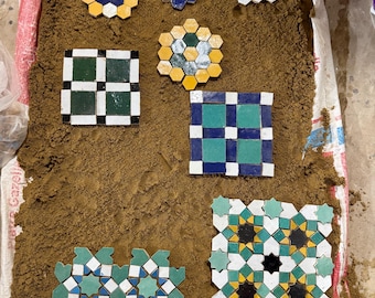 Piastrelle Zellige marocchine di lusso, fatte a mano in ceramica, per paraschizzi di cucina e pareti del bagno. Ordini all'ingrosso di alta qualità.