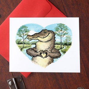 Heart-U Gator Card image 1