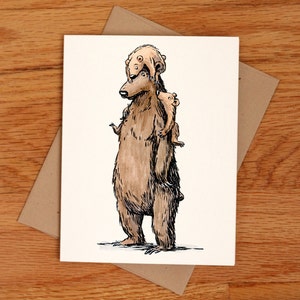 Carte maman/papa Grizzly
