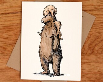 Grizzly Mom/Dad Card