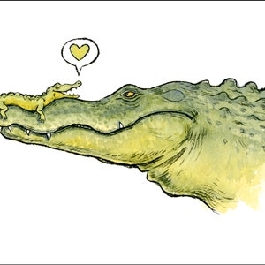 Daddy/Mama Gator Card image 2