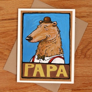 Carte papa ours