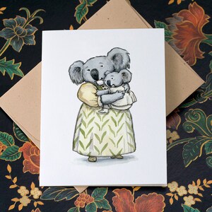 Carte Câlin Maman Koala